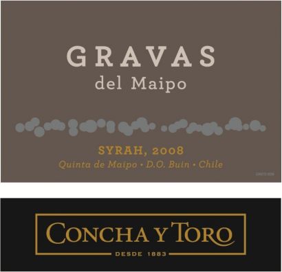Вино Concha y Toro, "Gravas del Maipo" Syrah, 2008 - Фото 2