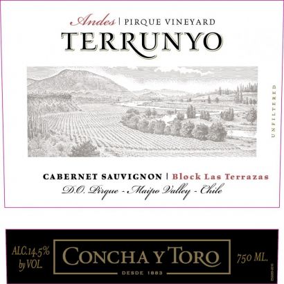 Вино Concha y Toro, "Terrunyo" Cabernet Sauvignon - Фото 2