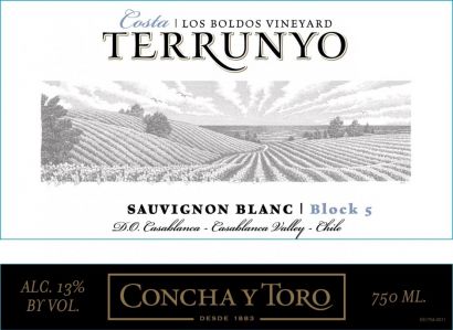 Вино Concha y Toro, "Terrunyo" Sauvignon Blanc - Фото 2