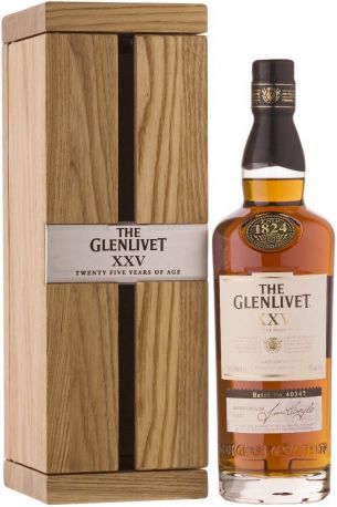 Виски The Glenlivet 25 Years Old, wooden box, 0.7 л - Фото 1