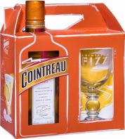 Ликер "Cointreau", gift box with cocktail glass, 0.7 л Ликер "Cointreau", gift box with cocktail glass, 0.7 л