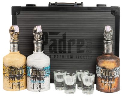 Текила Black Case Blanco + Reposado + Anejo + Shots 2,1 л