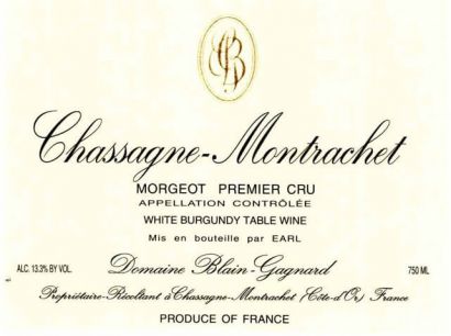 Вино Domaine Blain-Gagnard, Chassagne-Montrachet 1er Cru AOC Morgeot, 2010 - Фото 2