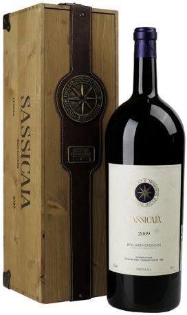 Вино Tenuta San Guido, "Sassicaia", Bolgheri Sassicaia DOC, 2009, wooden box, 6 л