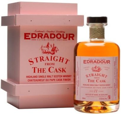 Виски Edradour, Chateauneuf-du-Pape Cask Finish, 11 Years, 2002, gift box, 0.5 л - Фото 1