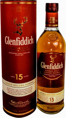 Виски "Glenfiddich" 15 Years Old, in tube, 0.75 л