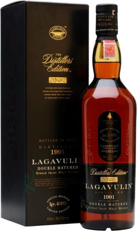 Виски Lagavulin 1991 Distillers Edition, 0.7 л