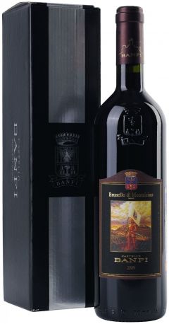 Вино Brunello di Montalcino DOCG, Banfi, 2009, gift box - Фото 1
