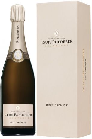 Шампанское Louis Roederer, Brut Premier AOC, gift box "Deluxe"