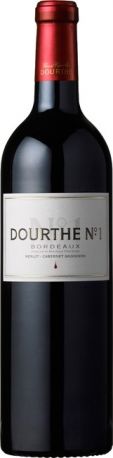 Вино "Dourthe №1" Merlot-Cabernet Sauvignon, Bordeaux AOC, 2012 - Фото 1