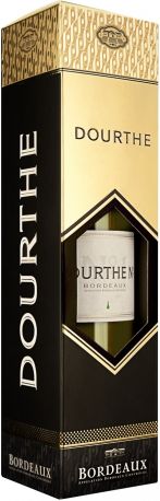 Вино Dourthe, "Grands Terroirs" Bordeaux Blanc AOC, 2013, gift box - Фото 1