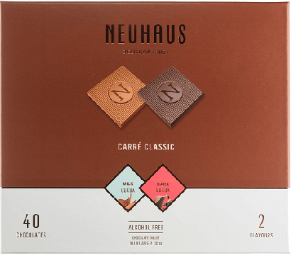 Набор шоколадок Карре классические темные и молочные 200г, Neuhaus