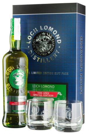 Виски Loch Lomond The Open +2 glasses 0,7 л