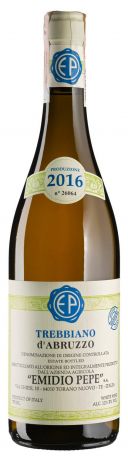 Вино Trebbiano d'Abruzzo 2016 - 0,75 л