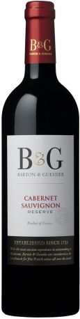 Вино Barton & Guestier, "Reserve" Cabernet Sauvignon, Pays d'Oc IGP, gift box with glass - Фото 2