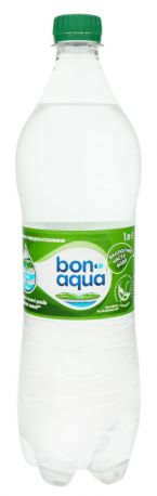 Упаковка минеральной среднегазированной воды BonAqua 1 л х 12 бутылок - Фото 5