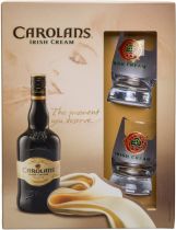 Ликер "Carolans" Irish Cream, gift box with 2 glasses, 0.7 л Ликер "Carolans" Irish Cream, gift box with 2 glasses, 0.7 л