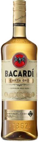Ром "Bacardi" Carta Oro, 1 л