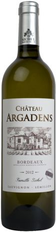 Вино Sichel, "Chateau Argadens" Blanc, Bordeaux Superieur AOC, 2012