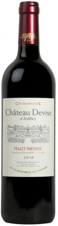 Вино Sichel, Chateau Devise d'Ardilley, Haut-Medoc AOC, 2010 - Фото 1