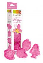 Набор для выпечки печенья "I make my tea biscuits" (4шт в уп), ScrapCooking