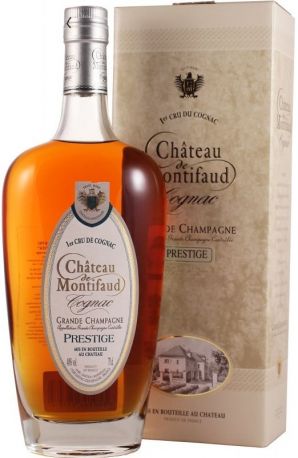 Коньяк Chateau de Montifaud "Prestige", Grande Champagne AOC, gift box, 0.7 л - Фото 1