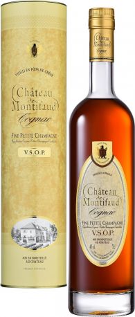 Коньяк Chateau de Montifaud VSOP, Fine Petite Champagne AOC, gift tube, 0.7 л - Фото 1