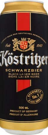 Упаковка пива Kostritzer темное фильтрованное 4.8% 0.5 л x 24 шт - Фото 1