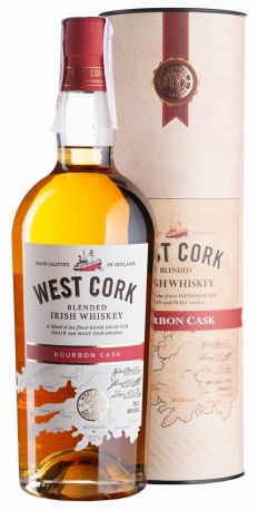 Виски West Cork Bourbon Cask, Tube 0,7 л