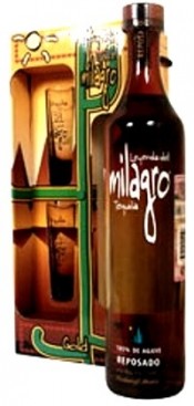 Текила Legenda Del Milagro Reposado Box & 2 Glasses, 0.75 л - Фото 1