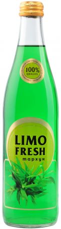 Упаковка безалкогольного газированного напитка Limofresh Тархун 0.5 л х 12 бутылок