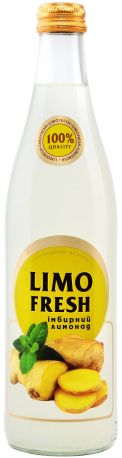 Упаковка безалкогольного газированного напитка Limofresh Имбирный лимонад 0.5 л х 12 бутылок