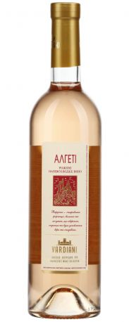 Вино Vardiani Алгети розовое полусладкое 0.75 л 9.5-14%