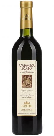 Вино Vardiani Алазанская долина красное полусладкое 0.75 л 9-13%