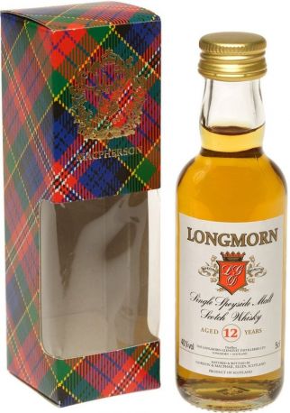 Виски Gordon & MacPhail, "Longmorn" 12 Years Old, gift box, 50 мл