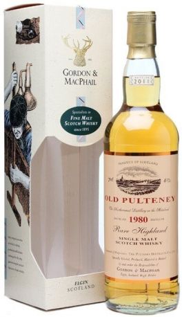 Виски Gordon & Macphail, "Old Pulteney", 1980, gift box, 0.7 л - Фото 1