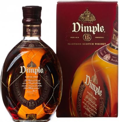Виски "Dimple" 15 Years Old, gift box, 0.7 л - Фото 1