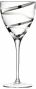 Бокалы LSA International, "Malika Grand" Wine Goblet Platinum Spiral, Set of 2 glasses, 400 мл - Фото 1