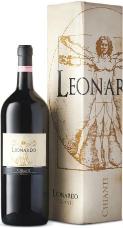 Вино "Leonardo" Chianti DOCG, 2013, gift box - Фото 1