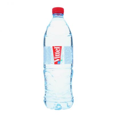 Упаковка минеральной негазированной воды Vittel 1 л х 6 бутылок - Фото 1