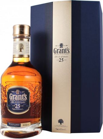 Виски "Grant's" 25 Years Old, gift box, 0.7 л - Фото 1