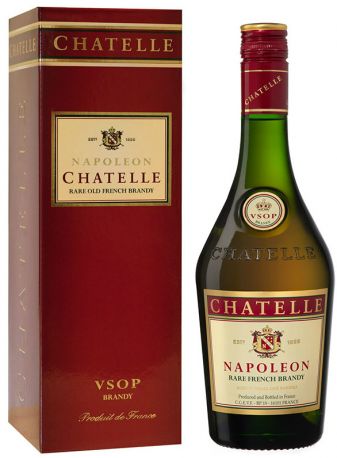 Бренди Chatelle, "Napoleon" VSOP, gift box, 0.7 л - Фото 1