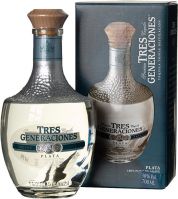 Текила Sauza, "Tres Generaciones" Plata, gift box, 0.7 л Текила Sauza, "Tres Generaciones" Plata, gift box, 0.7 л