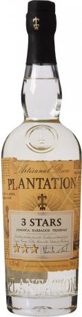 Ром "Plantation" 3 Stars White Rum, 0.7 л