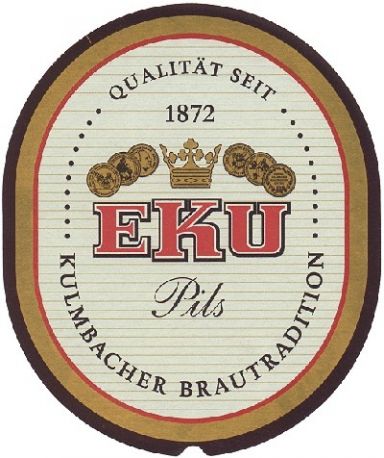 Пиво "EKU" Pils, in can, 0.5 л - Фото 2
