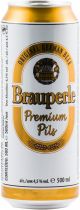 Пиво "Brauperle" Premium Pils, in can, 0.5 л Пиво "Brauperle" Premium Pils, in can, 0.5 л