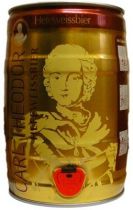 Пиво "Carl Theodor" Hefeweissbier Hell, mini keg, 5 л Пиво "Carl Theodor" Hefeweissbier Hell, mini keg, 5 л