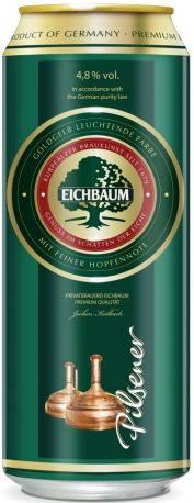Пиво "Eichbaum" Pilsener, in can, 0.5 л