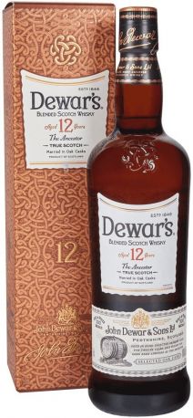 Виски "Dewar's" 12 years old, in box, 0.7 л