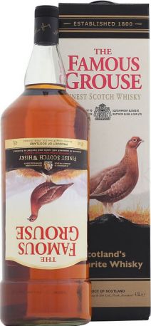 Виски "The Famous Grouse" Finest, gift box with cradle, 4.5 л - Фото 1
